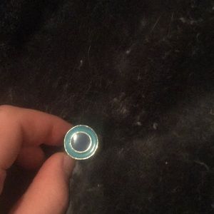 Silver and blue ring!